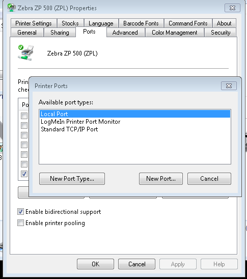 Adding Network Printer to Windows 7 Computer